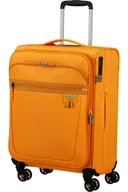 Walizki - Walizka kabinowa American Tourister Aerospin 55 cm powiększana pomarańczowa - miniaturka - grafika 1