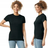 Koszulki i topy damskie - T-shirt Koszulka Damska Bawełna SOFTSTYLE Gildan GIL64000 CZARNA S - miniaturka - grafika 1