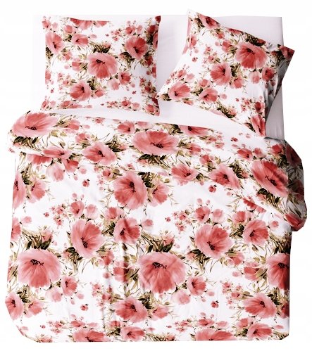Komplet Pościeli Bawełnianej 160X200 Dwustronna Poduszki 70X80 Bawełna 100%