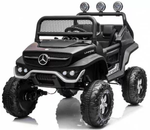 ADEL ADEL Pojazd Mercedes BENZ UNIMOG Czarny PA.JL199.CZ - Pojazdy elektryczne dla dzieci - miniaturka - grafika 1