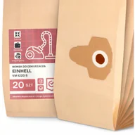 Worki do odkurzaczy - 20x Worek do Odkurzacza Einhell VM 1220 S Papierowy Duży Mocny Worki 2A - miniaturka - grafika 1