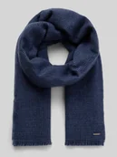 Apaszki i szaliki męskie - Szal z żywej wełny z frędzlami - miniaturka - grafika 1