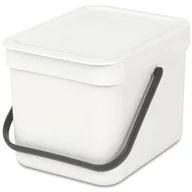 Kosze na śmieci - Brabantia Kosz na śmieci Sort&Go', biały , 6 l - miniaturka - grafika 1