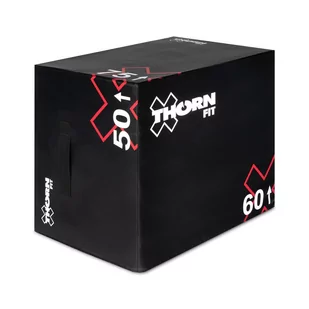 Skrzynia plyometryczna THRONFIT Soft Plyo Box czarna TF22124 - Pozostały sprzęt i akcesoria do ćwiczeń - miniaturka - grafika 1