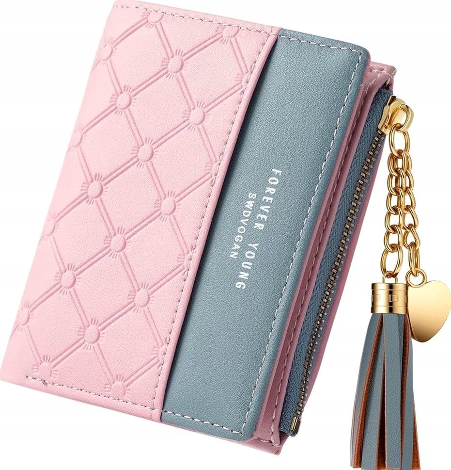 PORTFEL 11CM SKÓRZANY MAŁY ELEGANCJI MODNY NOWOCZESNY ETUI