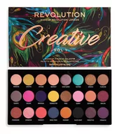 Cienie do powiek - Makeup Revolution Creative Vol 1 Makeup Pigment Palette - Paleta 24 cieni do powiek MAK2DPO-01 - miniaturka - grafika 1