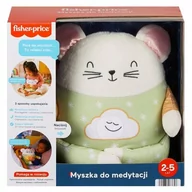 Maskotki i pluszaki - Fisher Price Maskotka Myszka do medytacji HHH47 - miniaturka - grafika 1