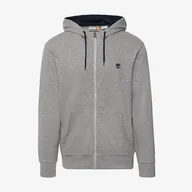 Bluzy męskie - TIMBERLAND BLUZA ROZPINANA Z KAPTUREM TFO CHEST LOGO FULLZIP - Timberland - miniaturka - grafika 1