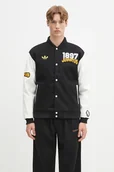 Kurtki i kamizelki sportowe męskie - adidas Performance kurtka bomber Juventus VRCT Jacket kolor czarny przejściowa JF0451 - miniaturka - grafika 1