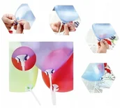 Balony i akcesoria - PATYK KIJEK DO BALONÓW BALON ZATYCZKA ŁĄCZNIK AKCESORIA DEKORATOR 2kpl - miniaturka - grafika 1