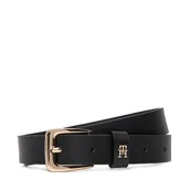 Paski - Pasek Damski Tommy Hilfiger Th Libre 2.5 AW0AW17767 Czarny - miniaturka - grafika 1