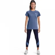 Spodnie sportowe damskie - Damskie legginsy treningowe UNDER ARMOUR UA HG Armour Taped 7/8 LegNS - miniaturka - grafika 1
