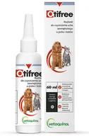 Pielęgnacja uszu i oczu zwierząt - Vetoquinol Otifree - preparat do czyszczenia uszu 60ml - miniaturka - grafika 1