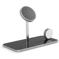 Ładowarki do telefonów - Bezprzewodowa ładowarka Epico Mag+ Glass s MagSafe 10W a 15W (9915111300048) Czarna - miniaturka - grafika 1