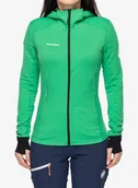 Kurtki damskie - MAMMUT bluza trekkingowa damska Light ML zielona - Mammut - miniaturka - grafika 1