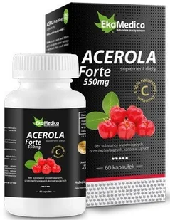 EkaMedica JARO-POL KOZY ACEROLA FORTE 550 mg 60 kaps 3296421 - Przeziębienie i grypa - miniaturka - grafika 2