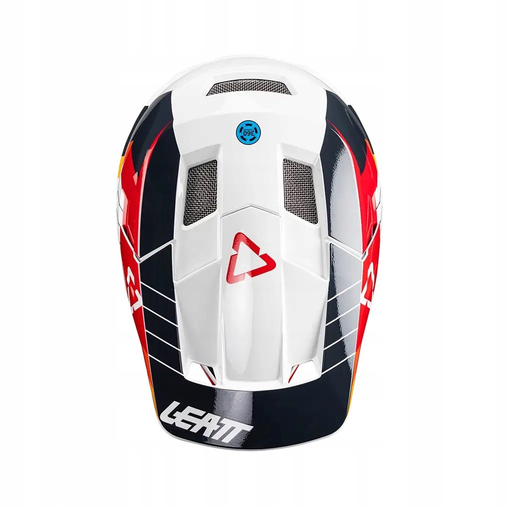 Leatt Kask Rowerowy Mtb Gravity 2.0 V24 Helmet White/Red Kolor Biały