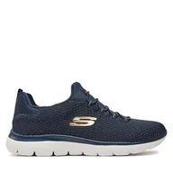 Sneakersy damskie - Sneakersy Skechers Bright Bezel 149204/NVGD Granatowy - miniaturka - grafika 1