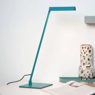 Lucide Lampa stołowa LED Lavale, turkusowa, ściemniana, wysokość 42 cm - Lampy stojące - miniaturka - grafika 1