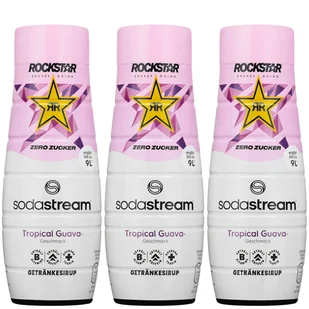 3x Syrop SodaStream Rockstar Tropical Guava Zero 440ml - Syropy i koncentraty owocowe - miniaturka - grafika 1
