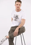 Koszulki męskie - T-shirt z printem, Comfort Fit, T-BILLY - miniaturka - grafika 1