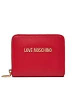 Portfele - LOVE MOSCHINO Mały Portfel Damski JC5702PP1MLD0500 Czerwony - miniaturka - grafika 1