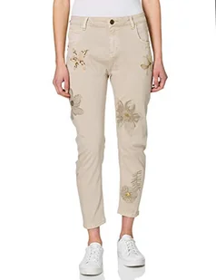 Desigual Spodnie damskie Kim Casual, niebieski, 40 - Spodnie damskie - miniaturka - grafika 1