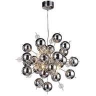 Lampy sufitowe - Näve Niezwykła lampa Jolina ze szkła i metalu - miniaturka - grafika 1