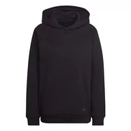 Bluzy damskie - adidas Damska bluza z kapturem W All Szn Bf HD, czarna, XS, czarny, XS - miniaturka - grafika 1