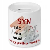 Skarbonki - Dla Wędkarza Skarbonka na Urodziny na Prezent z Nadrukiem ze Zdjęciem + Opakowanie na prezent (wzór 04) - miniaturka - grafika 1