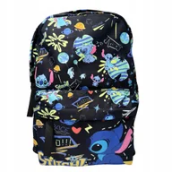 Plecaki szkolne i tornistry - Plecak Szkolny Czarny Stitch Kosmos Planety Lilo I Stitch - miniaturka - grafika 1