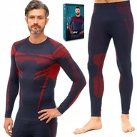 Koszulki męskie - Bielizna TERMOAKTYWNA komplet męski termiczny BRUBECK DRY - XL - miniaturka - grafika 1