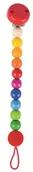 Akcesoria do smoczków - Łańcuszek do smoczka z klipsem Kolorowe korale Goki - miniaturka - grafika 1
