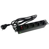 Listwy zasilające - A-LAN ALANTEC Listwa zasilająca 10- 4x230V (PZ04) - miniaturka - grafika 1