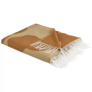 Koc 130 x 170 cm pomarańczowy BANGRE - Koce - miniaturka - grafika 1