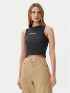 Koszulki i topy damskie - Roxy Top ERJKT04261 Szary Slim Fit - miniaturka - grafika 1
