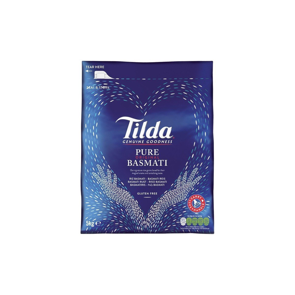 Ryż basmati Tilda Pure Original 5 kg – długoziarnisty sypki aromatyczny