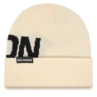 Czapki narciarskie - Czapka Salomon Hermitage LC2630200 Écru - miniaturka - grafika 1