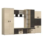 Szafki RTV - Meblościanka NELLY Z RTV Jesion / Dąb Canterbury - miniaturka - grafika 1