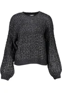 Swetry damskie - DESIGUAL SWETER DAMSKI CZARNY - miniaturka - grafika 1