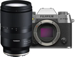 Fujifilm X-T50 inne zestawy srebrno-czarny - Aparaty Cyfrowe - miniaturka - grafika 1