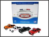 Samochody i pojazdy dla dzieci - Hipo Auto Pick Up Emergency światło dźwięk 4rodz 14,5cm cena za 1szt - miniaturka - grafika 1