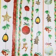 Opakowania i torebki na prezenty - Fastima Papier świąteczny do prezentów 57cmx25m 25m65 - miniaturka - grafika 1