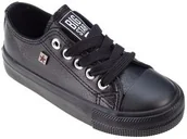 Buty dla dziewczynek - Trampki ekoskóra BIG STAR FF374304 czarne - miniaturka - grafika 1