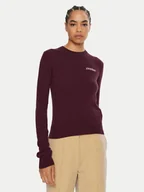 Swetry damskie - 2NDDAY Sweter Lance 2245343408 Bordowy Regular Fit - miniaturka - grafika 1
