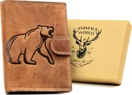 Portfele - Always Wild Duży, Pionowy Portfel Męski Ze Skóry Naturalnej - miniaturka - grafika 1