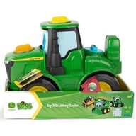 Samochody i pojazdy dla dzieci - Tomy, John Deere traktor Johnny na kluczyk - miniaturka - grafika 1