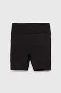 Spodnie i spodenki dla dziewczynek - The North Face szorty dziecięce NEVER STOP BIKE SHORT kolor czarny wzorzyste - miniaturka - grafika 1