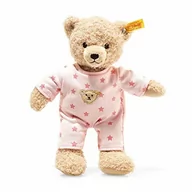 Śpiochy dla niemowląt - STEIFF Teddy and Me pluszowy miś dziewczynka z piżamą - 25 cm - miś pluszowy z różową piżamą - przytulanka dla niemowląt - miękka i nadająca się do prania - beżowy/różowy (241659) - miniaturka - grafika 1