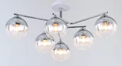 Lampy sufitowe - Pendant lamp BALTIK GAISMA K90632/6, E27, 6 x 60 W - miniaturka - grafika 1